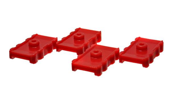 Energy Suspension Polyurethane Bushings | 1350 Offroad - Energy Suspension Universal Leaf Spring Pad, Red 5.6105R - Image 1