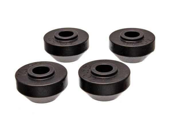 Energy Suspension Polyurethane Bushings | 1350 Offroad - Energy Suspension Strut Rod Bushing Set, Black 5.7103G - Image 1