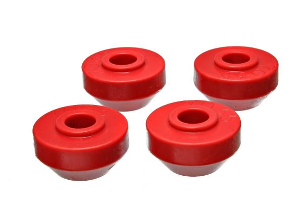 Energy Suspension Polyurethane Bushings | 1350 Offroad - Energy Suspension Strut Rod Bushing Set, Red 5.7103R - Image 1