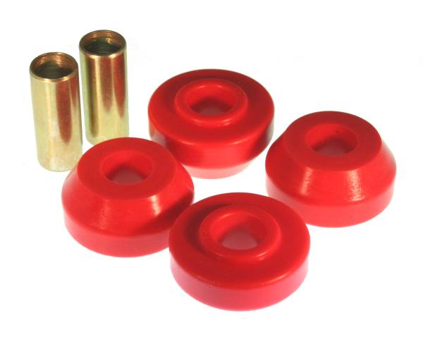 Energy Suspension Polyurethane Bushings | 1350 Offroad - Energy Suspension Strut Rod Bushing Set, Red 5.7109R - Image 1