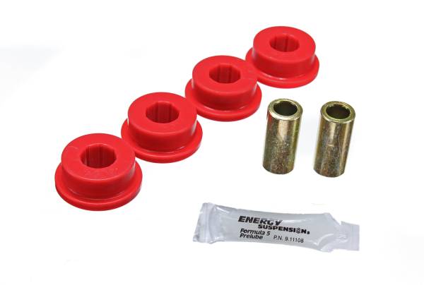 Energy Suspension Polyurethane Bushings | 1350 Offroad - Energy Suspension Watts Link Bushing Set, Red 5.8106R - Image 1