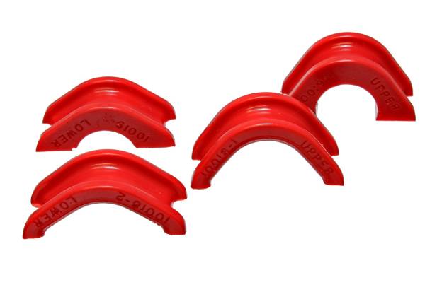 Energy Suspension Polyurethane Bushings | 1350 Offroad - Energy Suspension Rack And Pinion Bushing Set, Red 7.10102R - Image 1