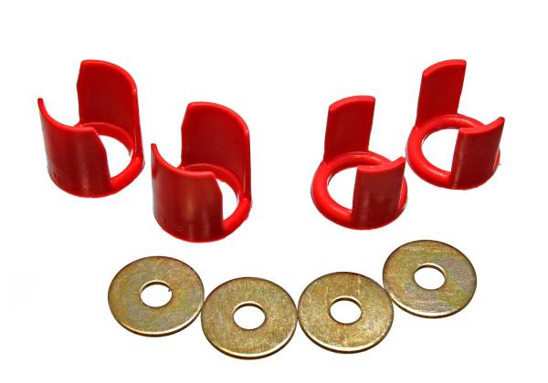 Energy Suspension Polyurethane Bushings | 1350 Offroad - Energy Suspension Sub-Frame Bushing Set, Red 7.1113R - Image 1