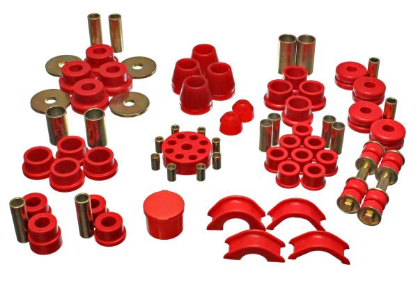 Energy Suspension Polyurethane Bushings | 1350 Offroad - Energy Suspension Hyper-Flex System, Red 7.18101R - Image 1