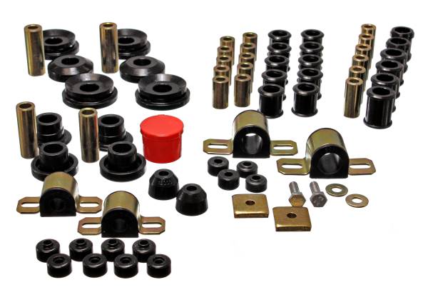 Energy Suspension Polyurethane Bushings | 1350 Offroad - Energy Suspension Hyper-Flex System, Black 7.18107G - Image 1