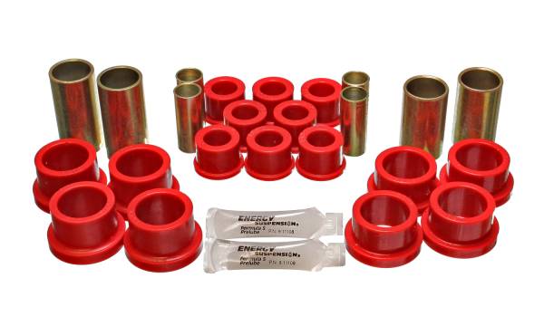Energy Suspension Polyurethane Bushings | 1350 Offroad - Energy Suspension Control Arm Bushing Set, Red 7.3104R - Image 1