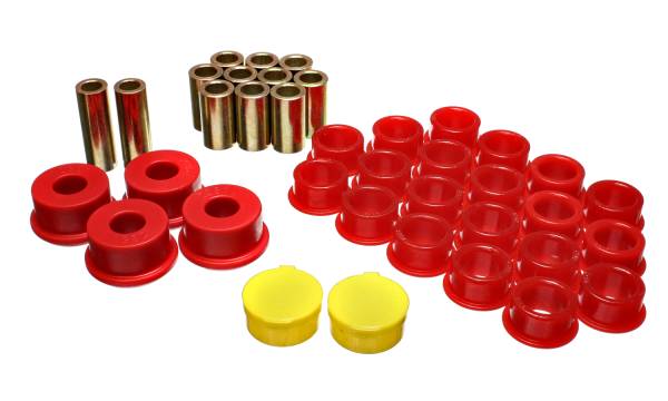 Energy Suspension Polyurethane Bushings | 1350 Offroad - Energy Suspension Control Arm Bushing Set, Red 7.3110R - Image 1