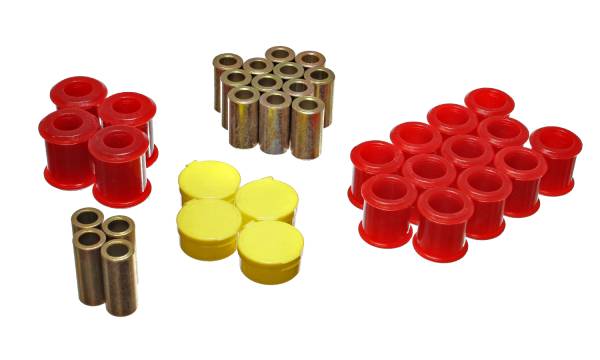 Energy Suspension Polyurethane Bushings | 1350 Offroad - Energy Suspension Control Arm Bushing Set, Red 7.3115R - Image 1