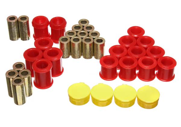 Energy Suspension Polyurethane Bushings | 1350 Offroad - Energy Suspension Control Arm Bushing Set, Red 7.3119R - Image 1