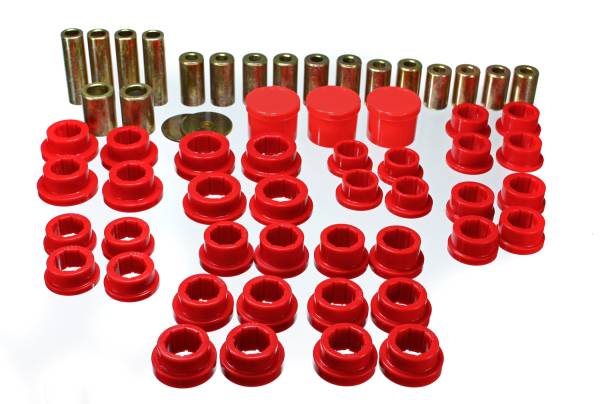 Energy Suspension Polyurethane Bushings | 1350 Offroad - Energy Suspension Control Arm Bushing Set, Red 7.3122R - Image 1