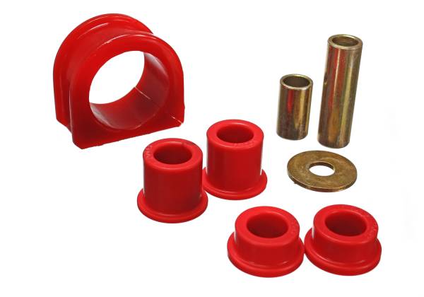 Energy Suspension Polyurethane Bushings | 1350 Offroad - Energy Suspension Rack And Pinion Bushing Set, Red 8.10104R - Image 1