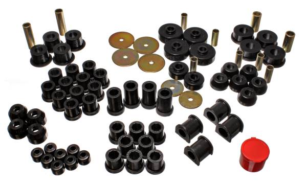 Energy Suspension Polyurethane Bushings | 1350 Offroad - Energy Suspension Hyper-Flex System, Black 8.18102G - Image 1