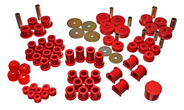 Energy Suspension Polyurethane Bushings | 1350 Offroad - Energy Suspension Hyper-Flex System, Red 8.18102R - Image 1