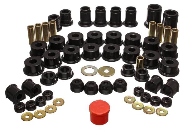Energy Suspension Polyurethane Bushings | 1350 Offroad - Energy Suspension Hyper-Flex System, Black 8.18103G - Image 1