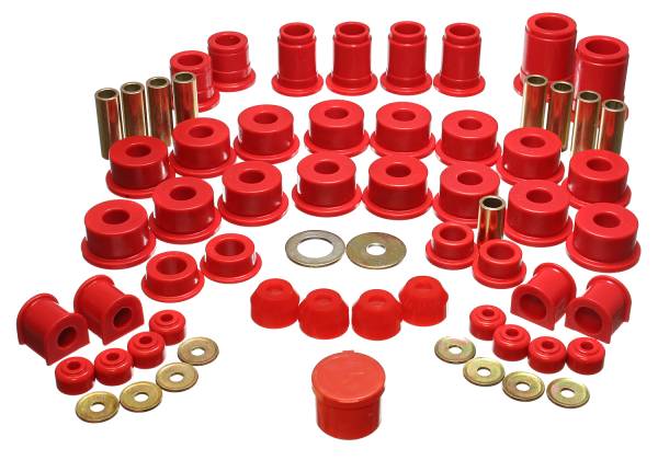 Energy Suspension Polyurethane Bushings | 1350 Offroad - Energy Suspension Hyper-Flex System, Red 8.18103R - Image 1