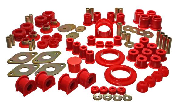 Energy Suspension Polyurethane Bushings | 1350 Offroad - Energy Suspension Hyper-Flex System, Red 8.18104R - Image 1
