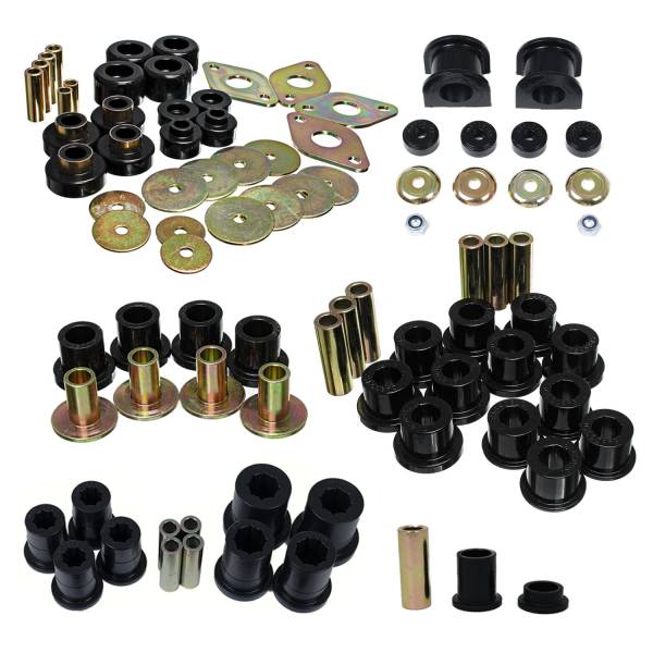 Energy Suspension Polyurethane Bushings | 1350 Offroad - Energy Suspension Hyper-Flex System, Black 8.18118G - Image 1