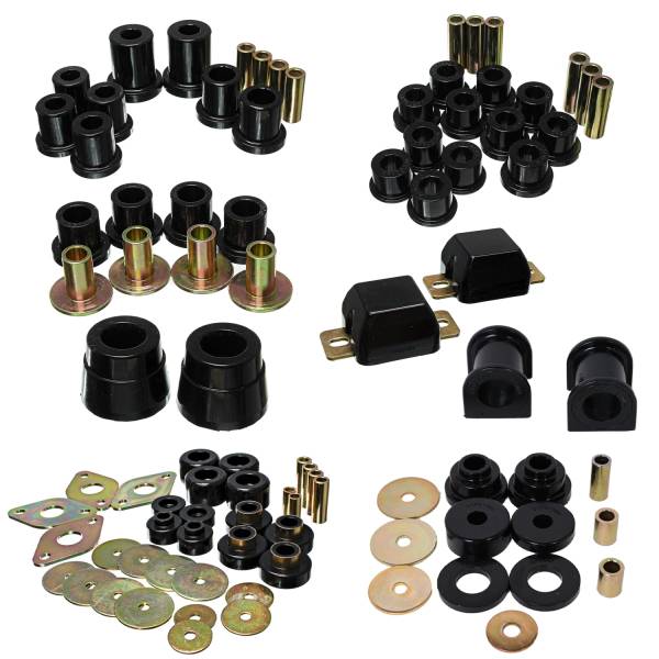 Energy Suspension Polyurethane Bushings | 1350 Offroad - Energy Suspension Hyper-Flex System, Black 8.18119G - Image 1