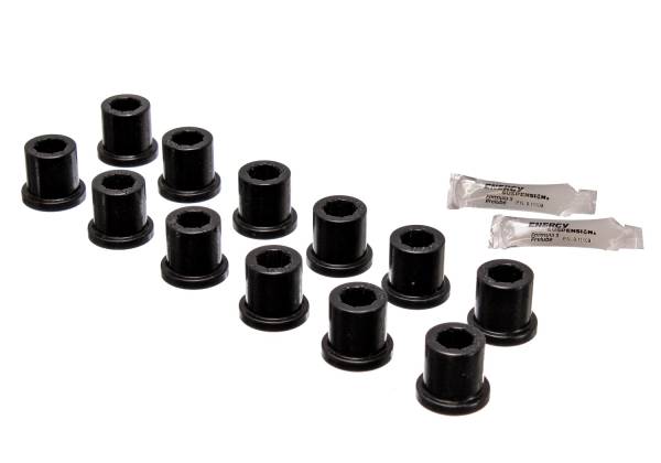 Energy Suspension Polyurethane Bushings | 1350 Offroad - Energy Suspension Leaf Spring Bushing Set, Black 8.2101G - Image 1