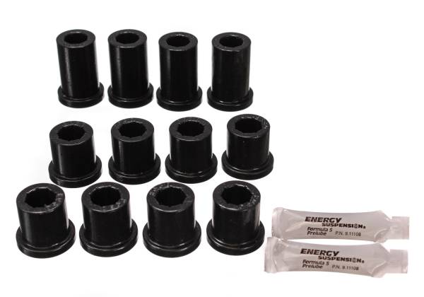 Energy Suspension Polyurethane Bushings | 1350 Offroad - Energy Suspension Leaf Spring Bushing Set, Black 8.2102G - Image 1