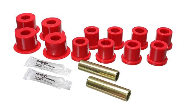 Energy Suspension Polyurethane Bushings | 1350 Offroad - Energy Suspension Leaf Spring Bushing Set, Red 8.2103R - Image 1