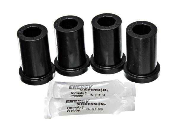 Energy Suspension Polyurethane Bushings | 1350 Offroad - Energy Suspension Shackle Bushing Set, Black 8.2104G - Image 1