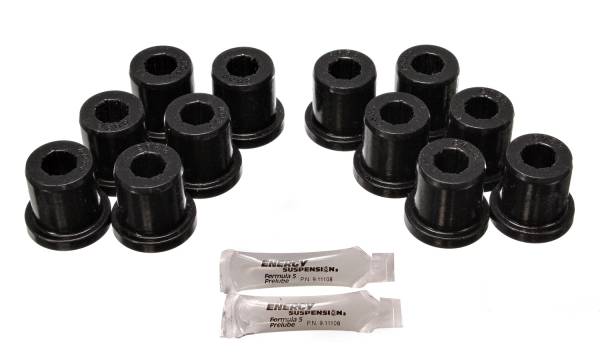 Energy Suspension Polyurethane Bushings | 1350 Offroad - Energy Suspension Leaf Spring Bushing Set, Black 8.2106G - Image 1