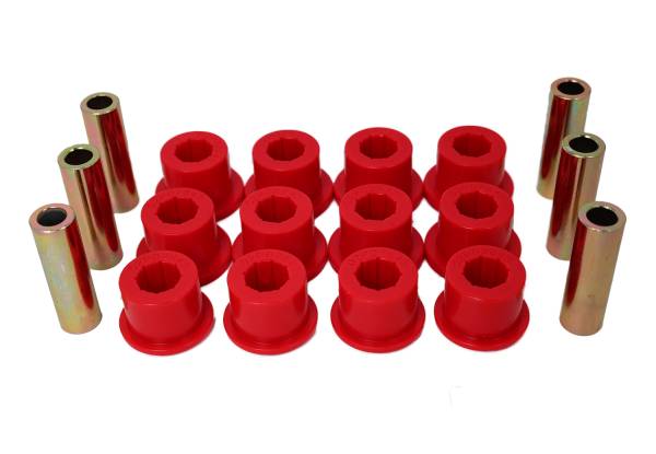 Energy Suspension Polyurethane Bushings | 1350 Offroad - Energy Suspension Leaf Spring Bushing Set, Red 8.2116R - Image 1