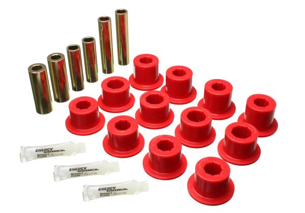 Energy Suspension Polyurethane Bushings | 1350 Offroad - Energy Suspension Leaf Spring Bushing Set, Red 8.2117R - Image 1