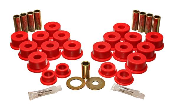 Energy Suspension Polyurethane Bushings | 1350 Offroad - Energy Suspension Control Arm Bushing Set, Red 8.3107R - Image 1