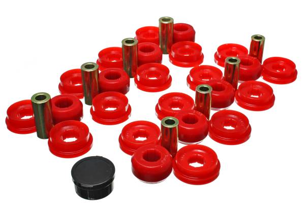 Energy Suspension Polyurethane Bushings | 1350 Offroad - Energy Suspension Control Arm Bushing Set, Red 8.3129R - Image 1