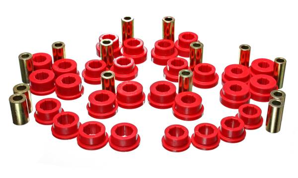 Energy Suspension Polyurethane Bushings | 1350 Offroad - Energy Suspension Control Arm Bushing Set, Red 8.3130R - Image 1