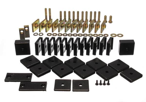 Energy Suspension Polyurethane Bushings | 1350 Offroad - Energy Suspension Body Mount Set, Black 8.4104G - Image 1