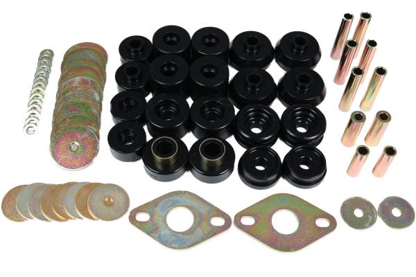 Energy Suspension Polyurethane Bushings | 1350 Offroad - Energy Suspension Body Mount Set, Black 8.4111G - Image 1