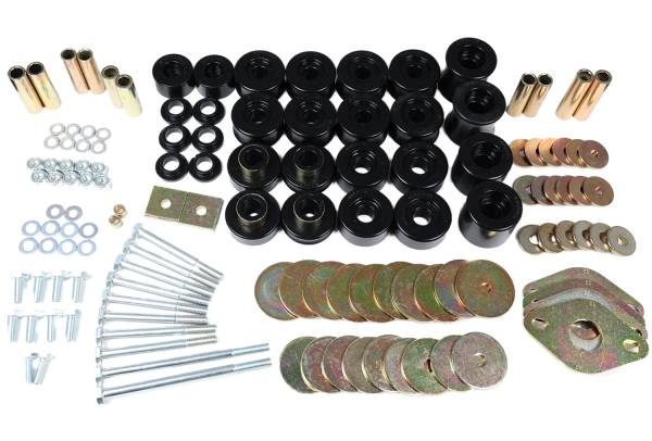 Energy Suspension Polyurethane Bushings | 1350 Offroad - Energy Suspension Body Mount Set, Black 8.4113G - Image 1