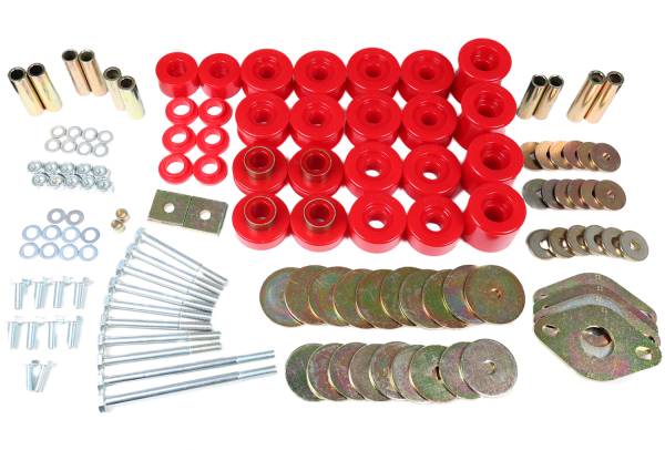 Energy Suspension Polyurethane Bushings | 1350 Offroad - Energy Suspension Body Mount Set, Red 8.4113R - Image 1