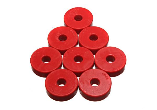 Energy Suspension Polyurethane Bushings | 1350 Offroad - Energy Suspension Universal Leaf Spring Pad, Red 9.9529R - Image 1