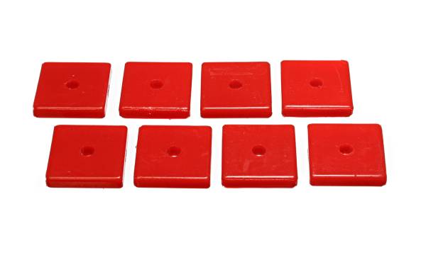 Energy Suspension Polyurethane Bushings | 1350 Offroad - Energy Suspension Universal Leaf Spring Pad, Red 9.9534R - Image 1