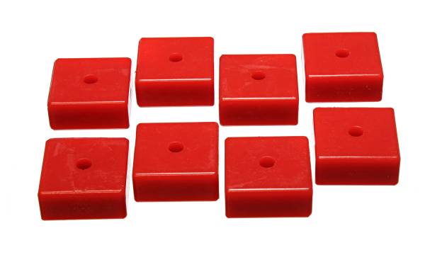 Energy Suspension Polyurethane Bushings | 1350 Offroad - Energy Suspension Universal Leaf Spring Pad, Red 9.9535R - Image 1