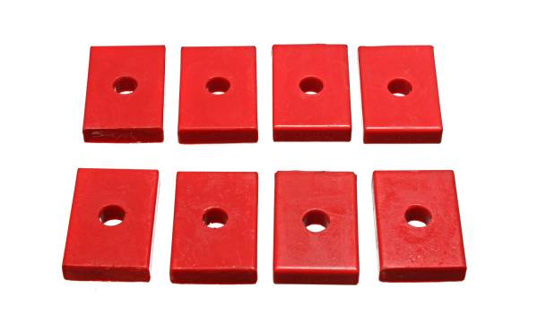Energy Suspension Polyurethane Bushings | 1350 Offroad - Energy Suspension Universal Leaf Spring Pad, Red 9.9536R - Image 1