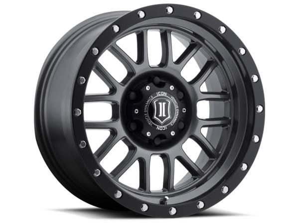 ICON Alloys Off-Road Wheels | 1350 Offroad - ICON Alloys Alpha, Gun Metal, 17x8.5 / 6x135, 6mm Offset Wheel 1217856350GM - Image 1