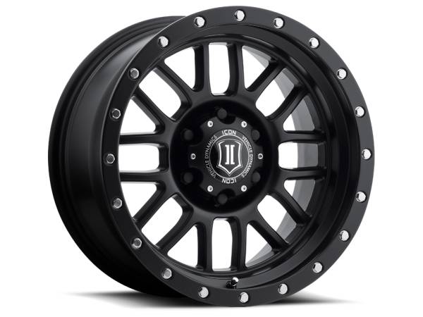 ICON Alloys Off-Road Wheels | 1350 Offroad - ICON Alloys Alpha, Satin Black, 17x8.5 / 5x5, 0mm Offset Wheel 1217857347SB - Image 1