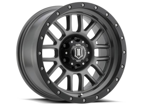 ICON Alloys Off-Road Wheels | 1350 Offroad - ICON Alloys Alpha, Titanium, 17x8.5 / 6x135, 6mm Offset Wheel 1217856350TT - Image 1