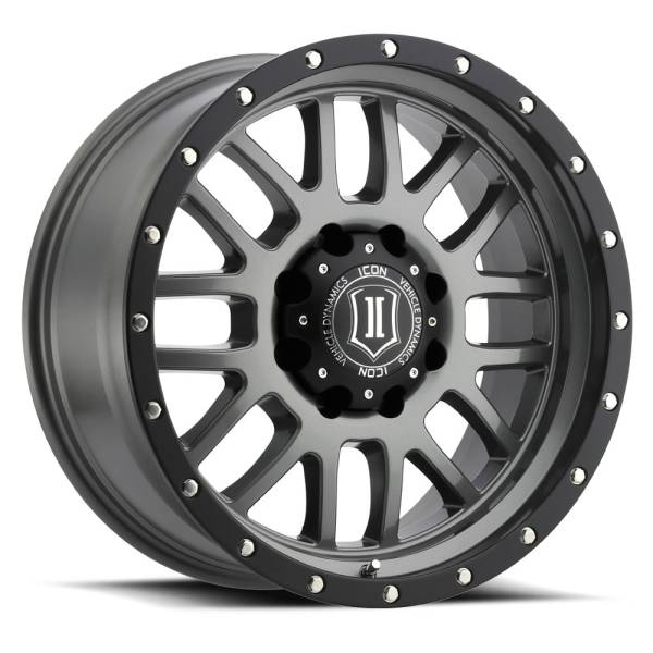 ICON Alloys Off-Road Wheels | 1350 Offroad - ICON Alloys Alpha, Gun Metal, 20x9 / 8x6.5, 19mm Offset Wheel 1220908057GM - Image 1
