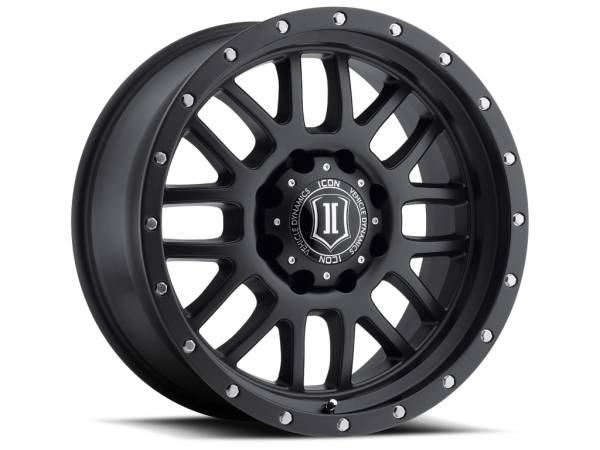ICON Alloys Off-Road Wheels | 1350 Offroad - ICON Alloys Alpha, Satin Black, 20x9 / 8x180, 12mm Offset Wheel 1220908955SB - Image 1