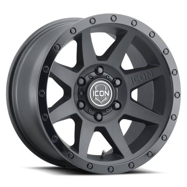 ICON Alloys Off-Road Wheels | 1350 Offroad - ICON Alloys Rebound, Double Black, 17x8.5 / 5x5, -6mm Offset Wheel 1817857345DB - Image 1