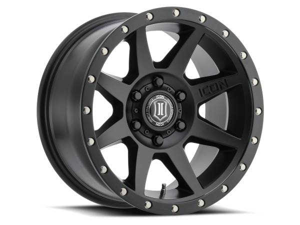 ICON Alloys Off-Road Wheels | 1350 Offroad - ICON Alloys Rebound, Satin Black, 17x8.5 / 5x5, -6mm Offset Wheel 1817857345SB - Image 1