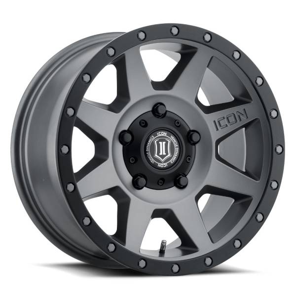 ICON Alloys Off-Road Wheels | 1350 Offroad - ICON Alloys Rebound, Titanium, 18x9 / 5x150, 25mm Offset Wheel 1818905560TT - Image 1