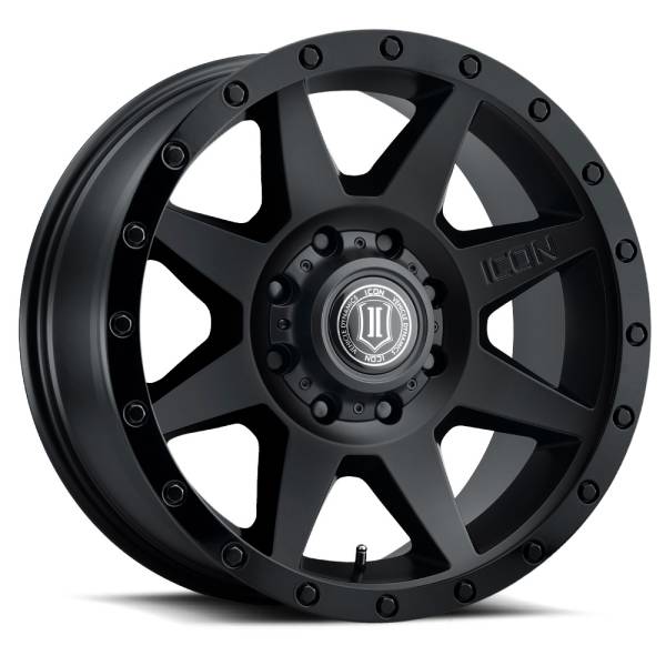 ICON Alloys Off-Road Wheels | 1350 Offroad - ICON Alloys Rebound, Double Black, 20x9 / 8x170, 6mm Offset Wheel 1820908152DB - Image 1