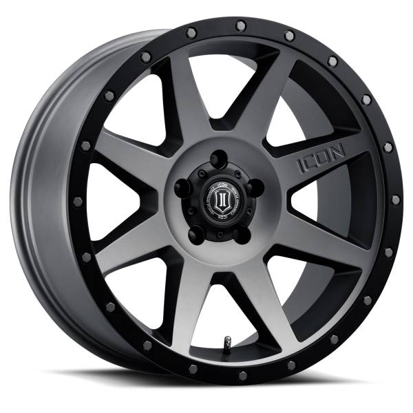 ICON Alloys Off-Road Wheels | 1350 Offroad - ICON Alloys Rebound, Titanium, 20x9 / 5x5, -12mm Offset Wheel 1820907345TT - Image 1